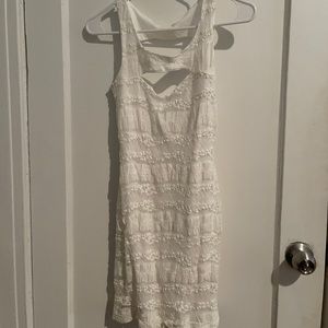 Lacy white dress